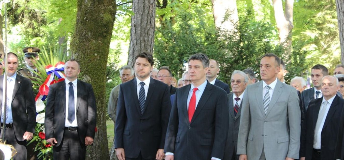 Predsjednik Vlade Milanović na svečanosti u Pazinu obilježio 70. obljetnicu pobjede nad fašizmom 